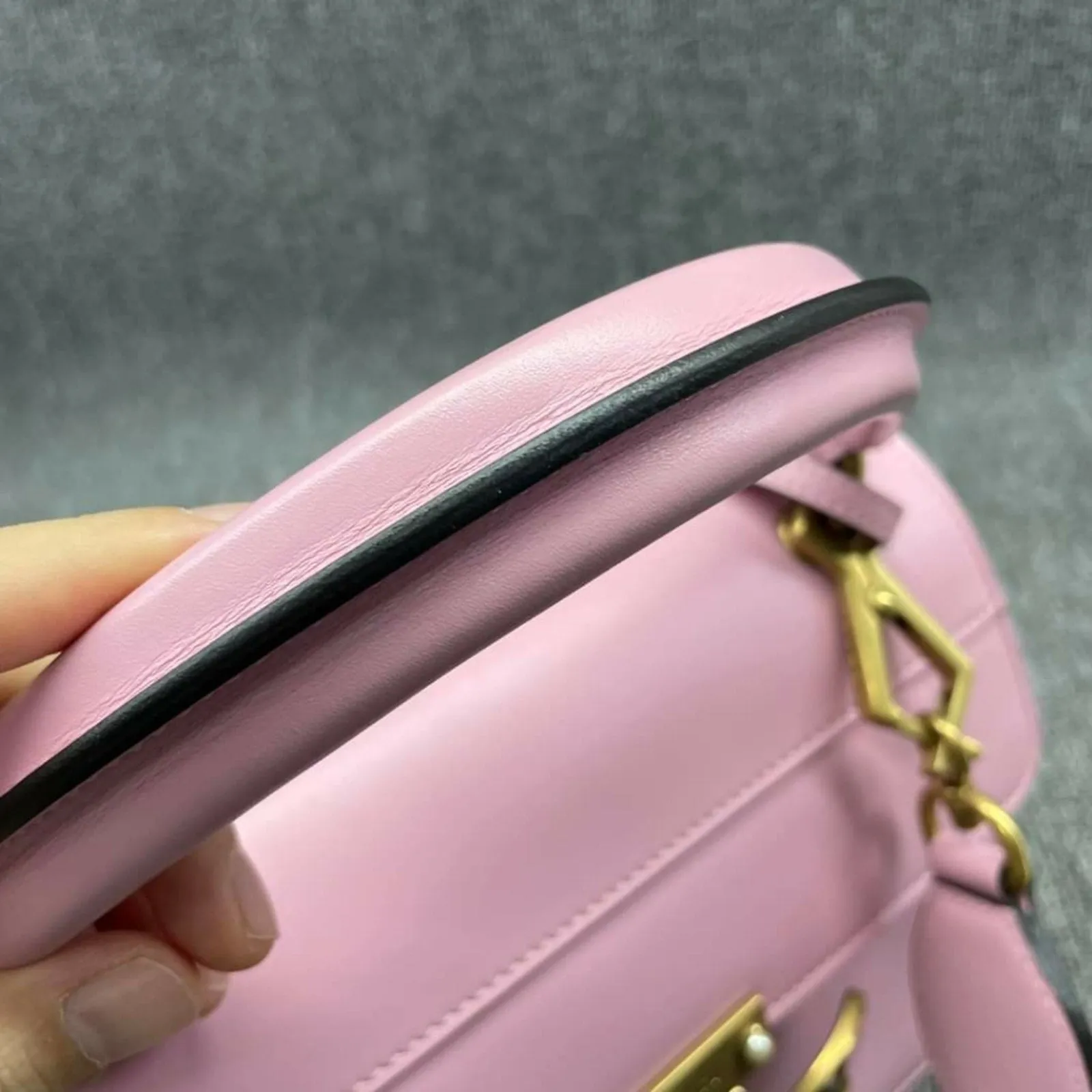 100%  Authentic GUCCI Queen Margaret Multicolor Leather Satchel