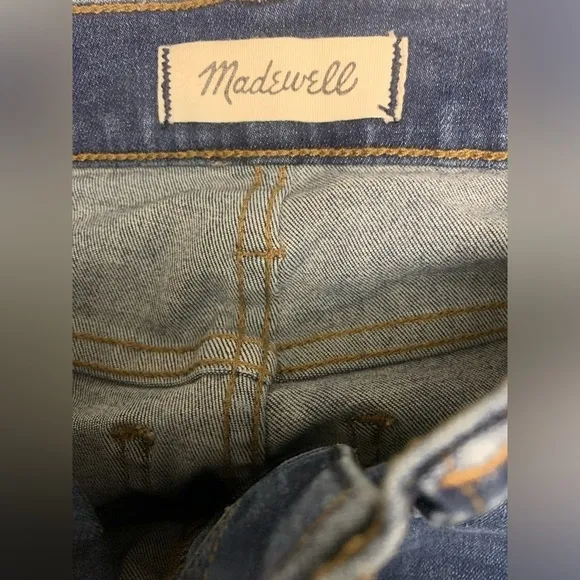 $128 NWOT Madewell Women’s Indigo Wash 9-Inch High Rise Skinny Jeans Denim 26