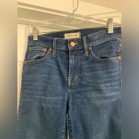 $128 NWOT Madewell Women’s Indigo Wash 9-Inch High Rise Skinny Jeans Denim 26