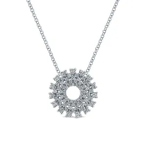 14k White Gold Lusso Diamond Fashion Necklace