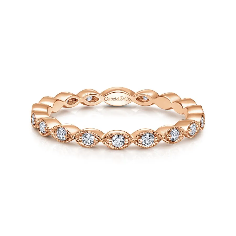 14KT Rose Gold Band