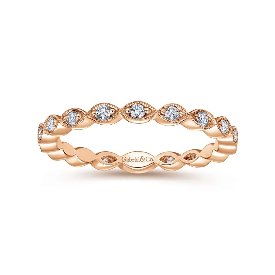 14KT Rose Gold Band