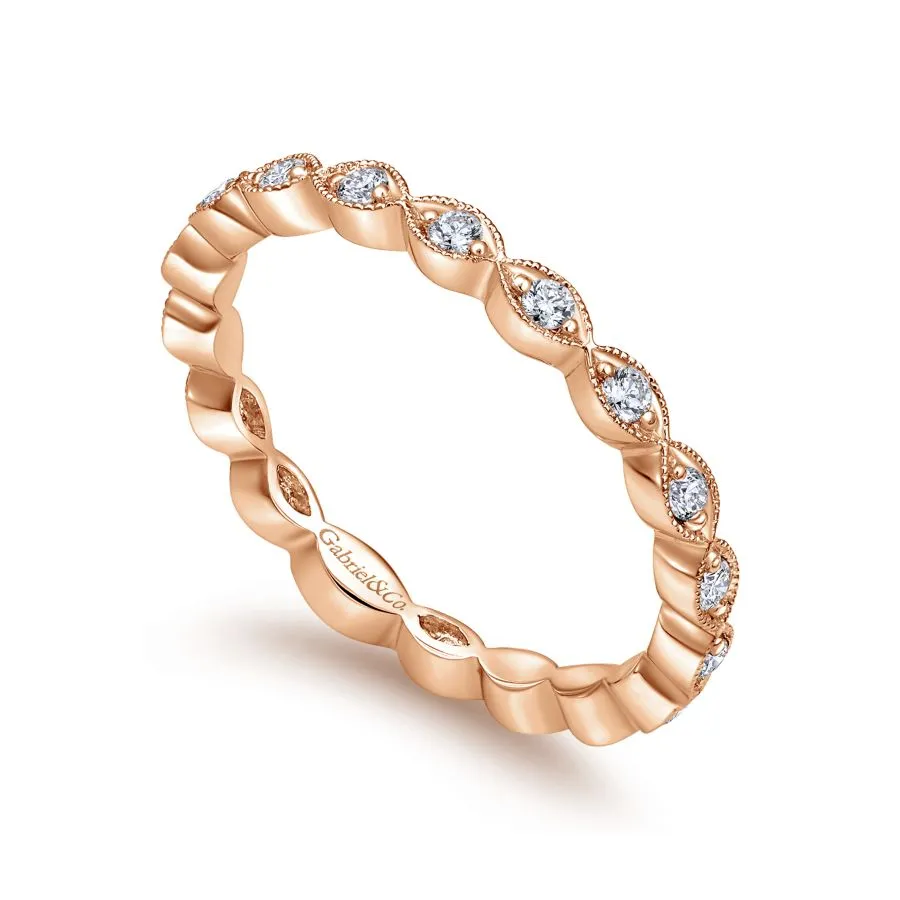 14KT Rose Gold Band