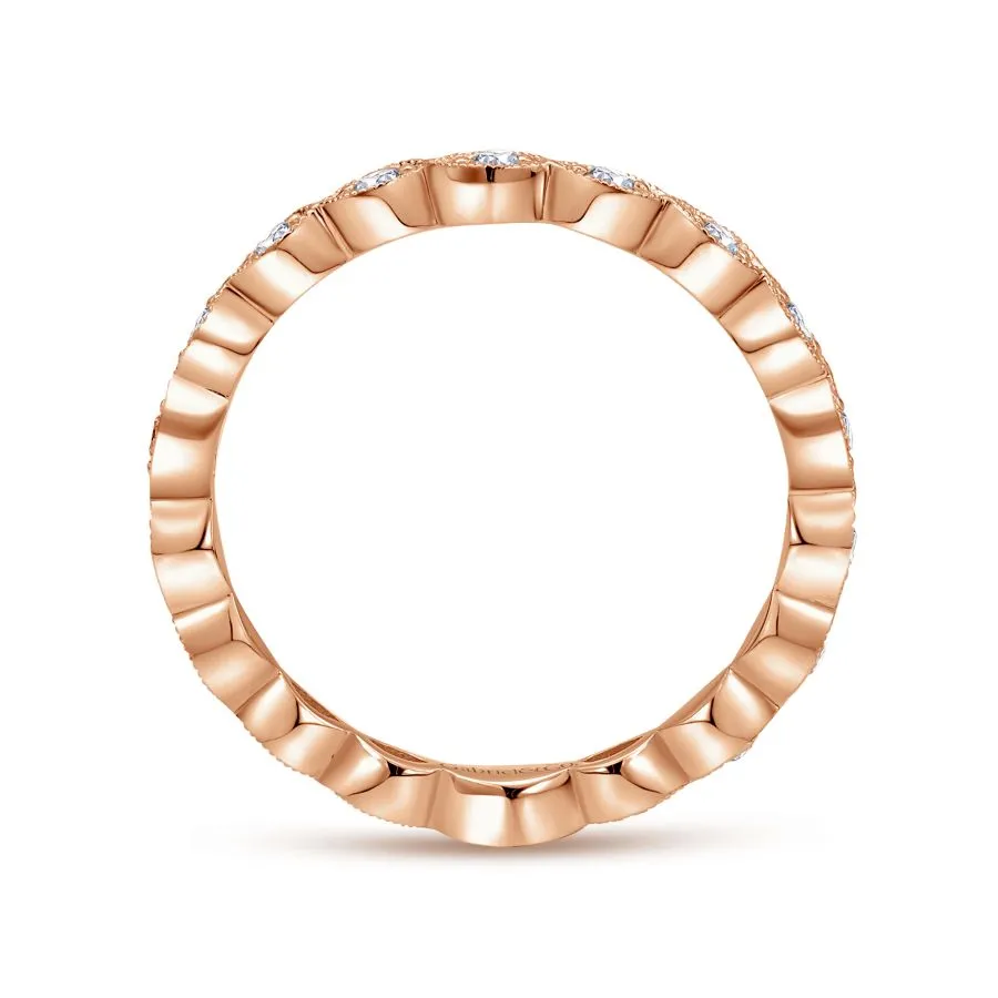 14KT Rose Gold Band