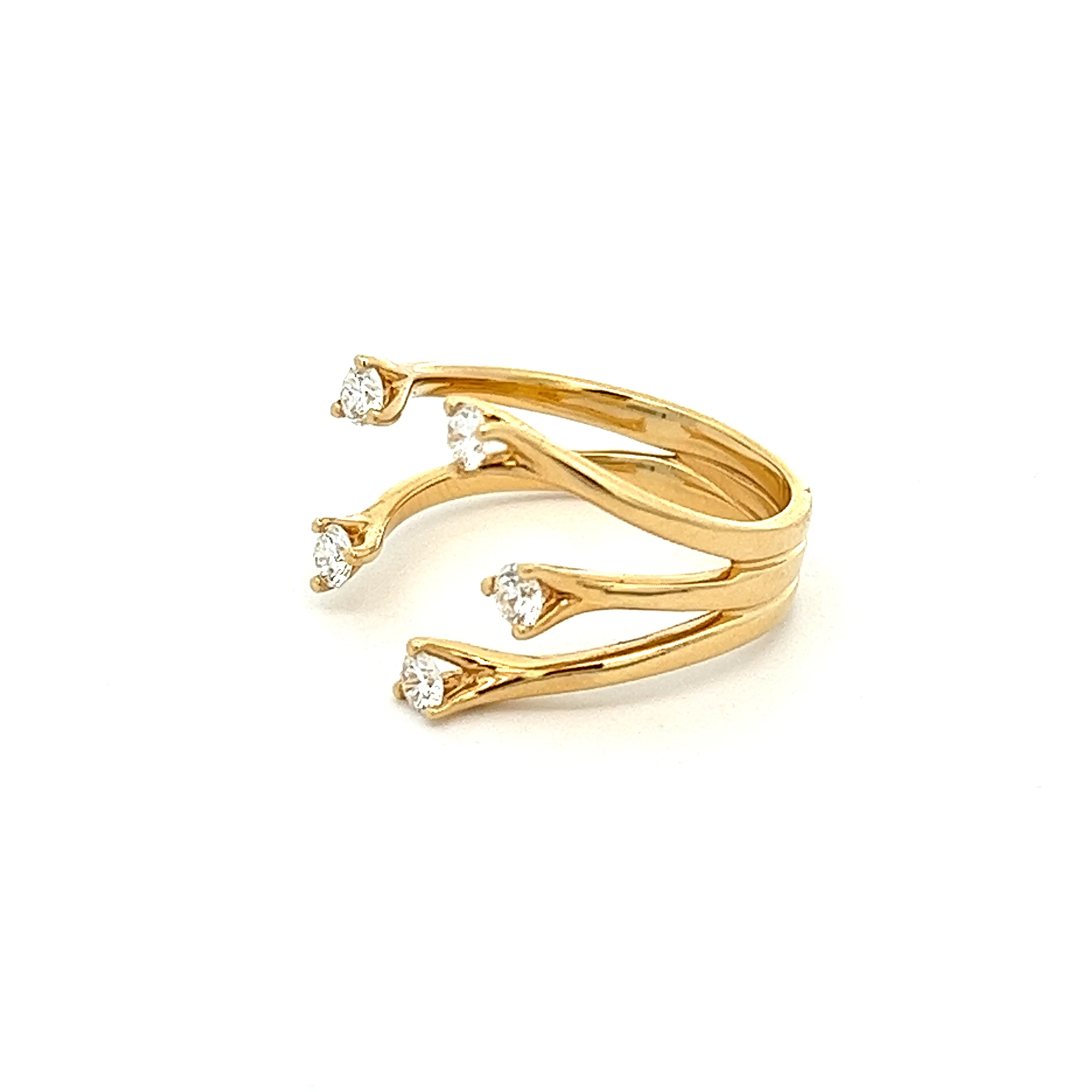 18k Yellow Gold Diamond Ring