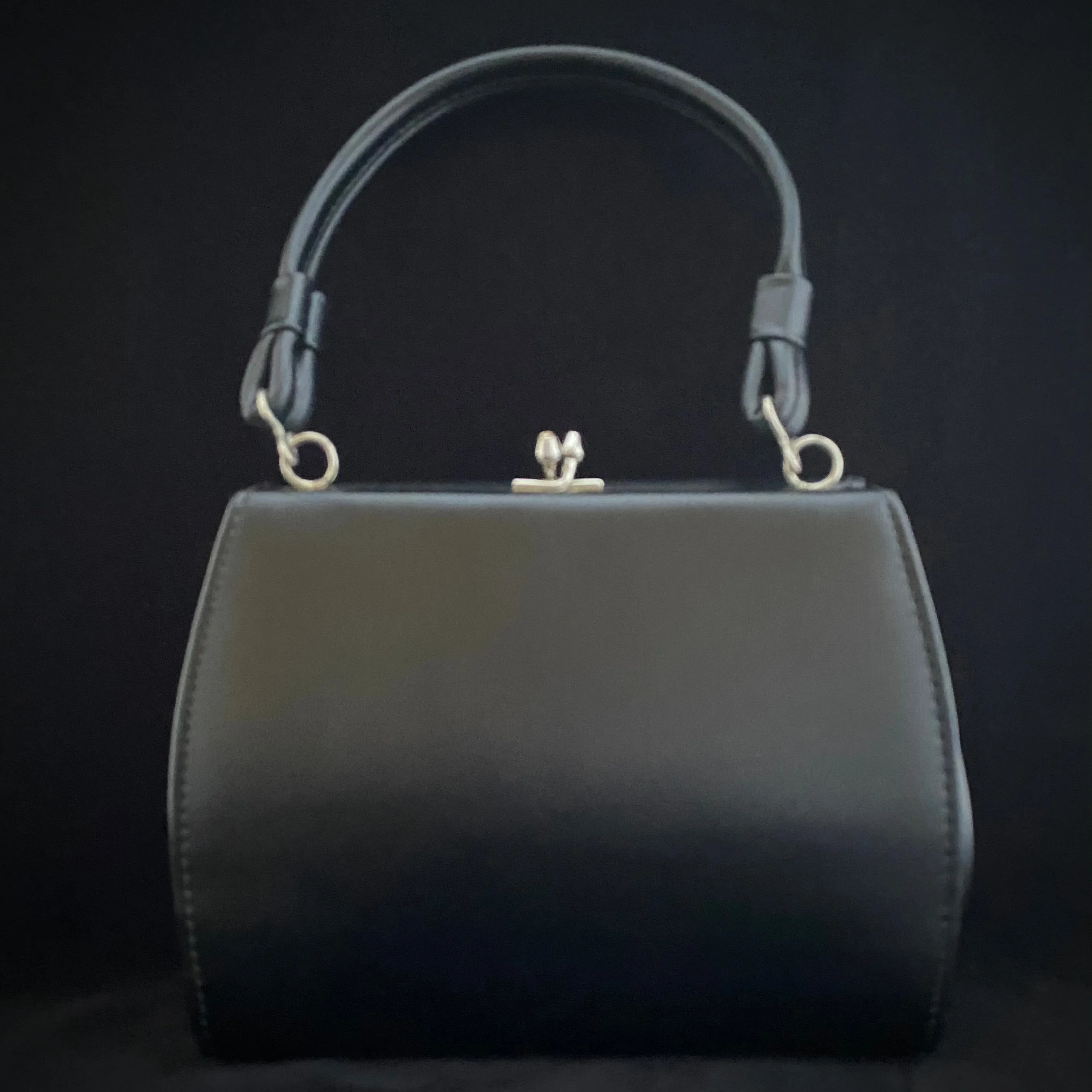 1960s Black Dover Handbag