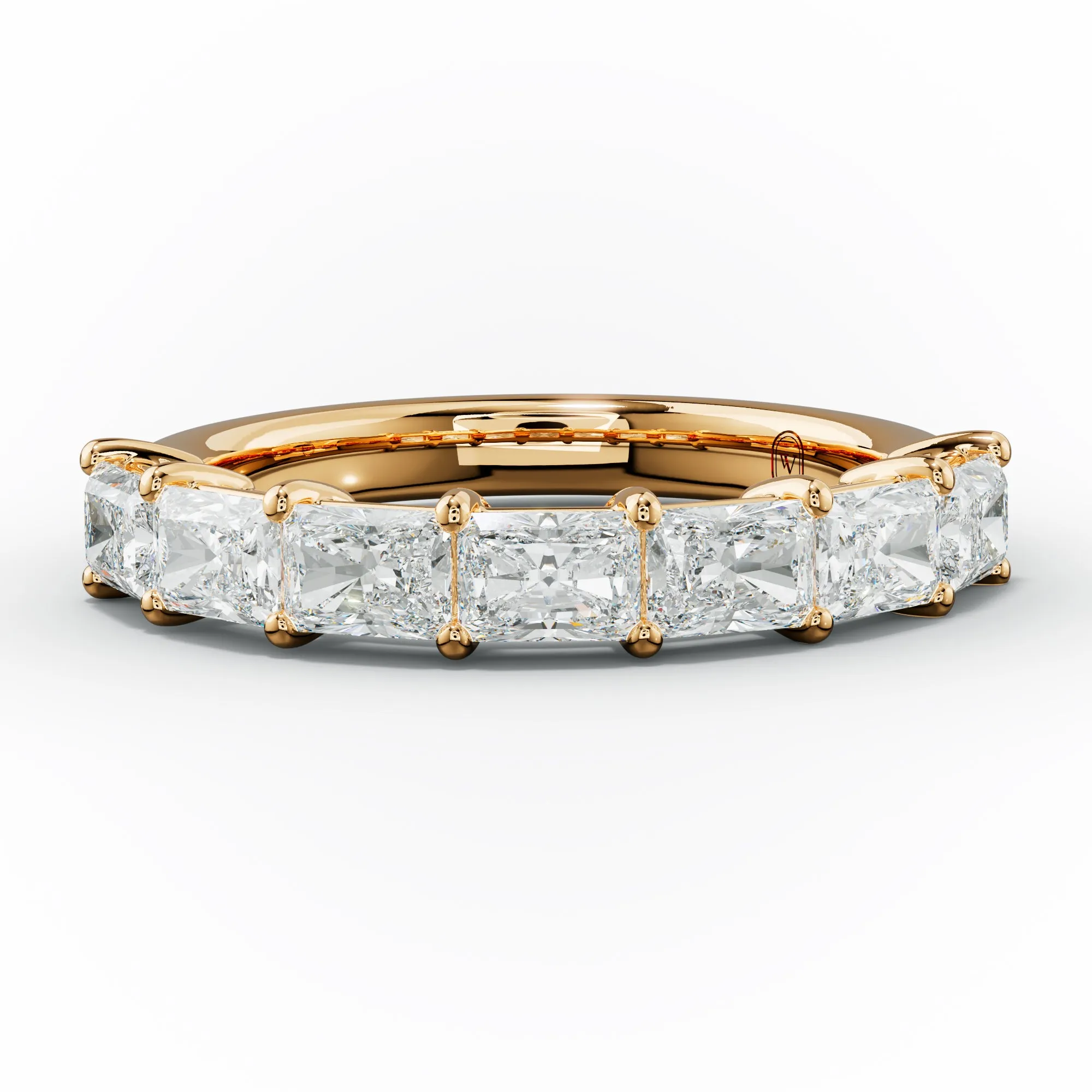 2.0 Carat East West Radiant Cut Diamond Anniversary Band