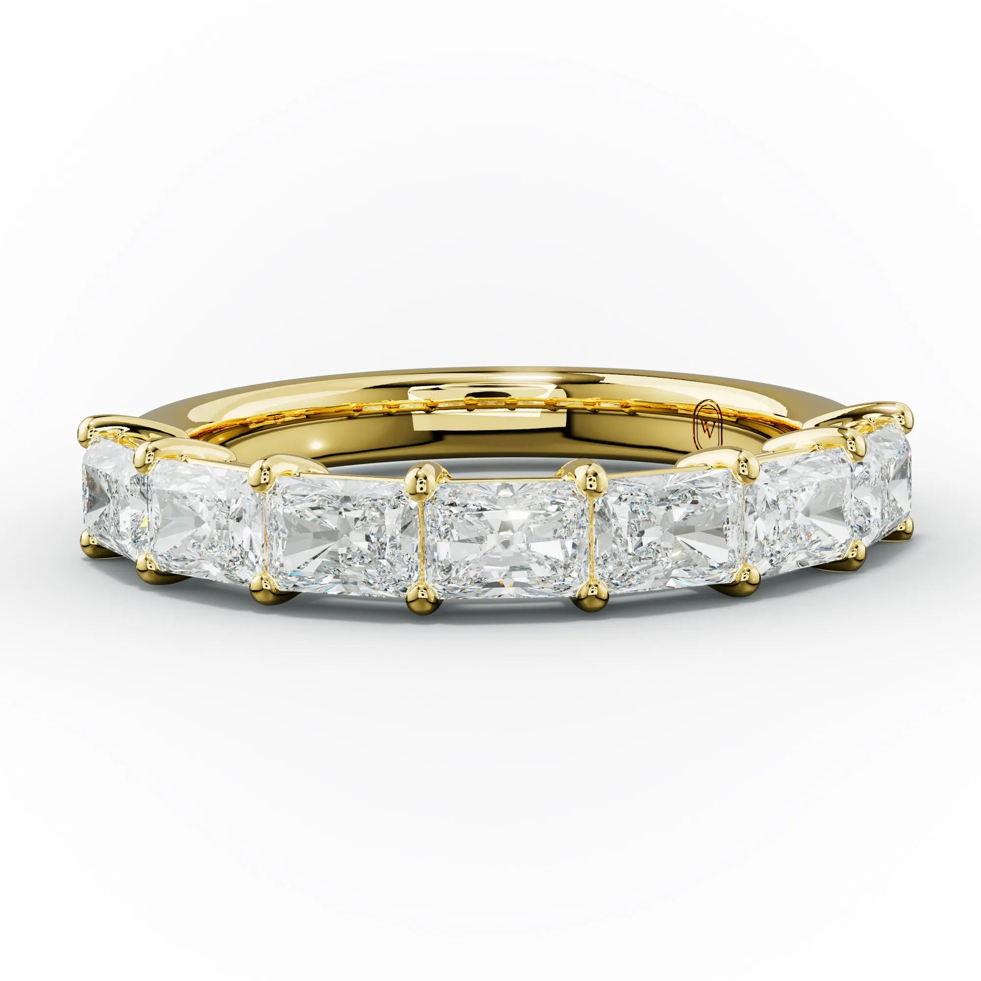 2.0 Carat East West Radiant Cut Diamond Anniversary Band