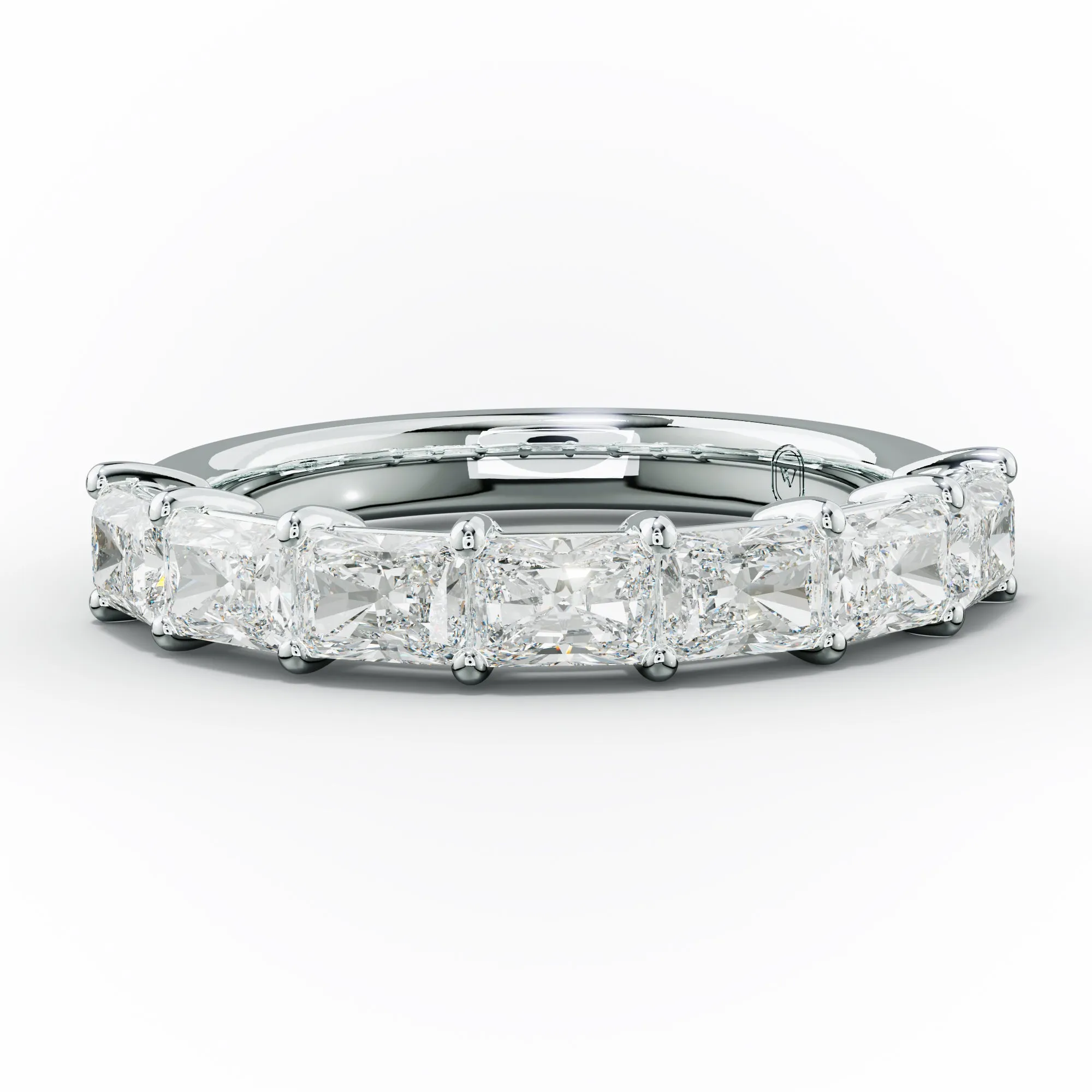 2.0 Carat East West Radiant Cut Diamond Anniversary Band