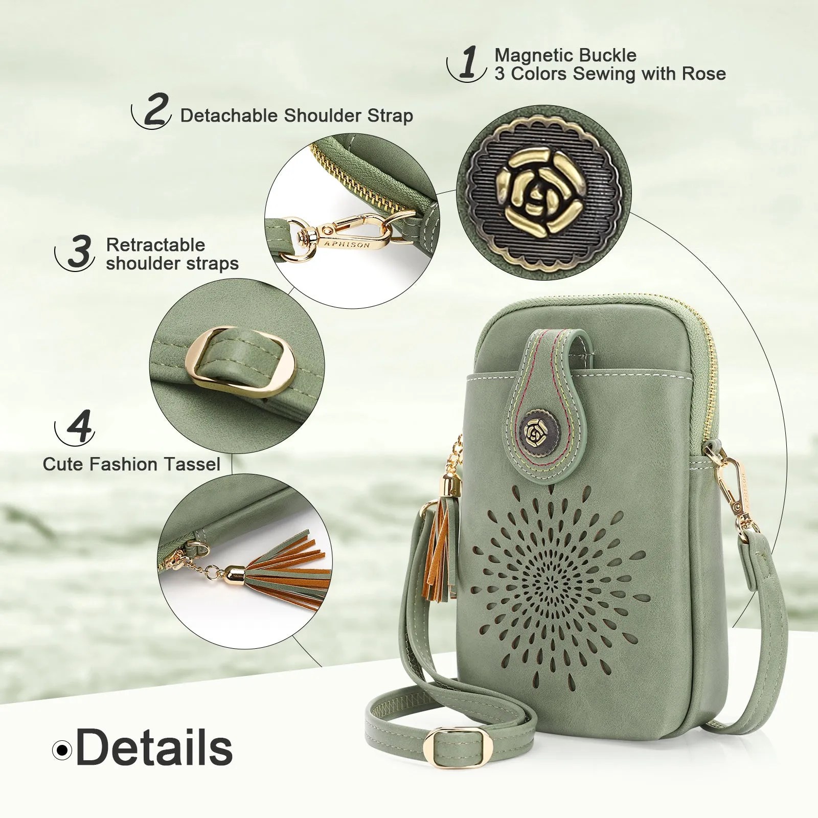 2023 Sales No. 1 cellphone purse women crossbody