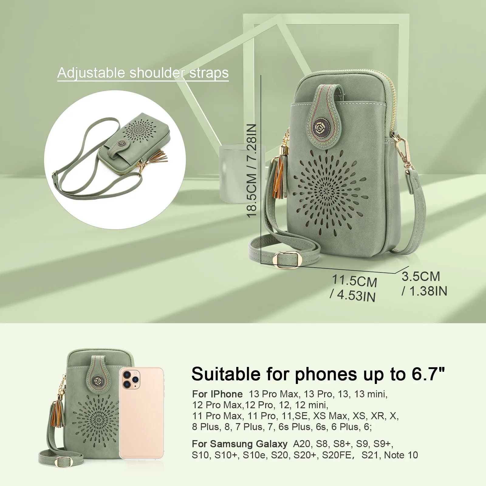 2023 Sales No. 1 cellphone purse women crossbody
