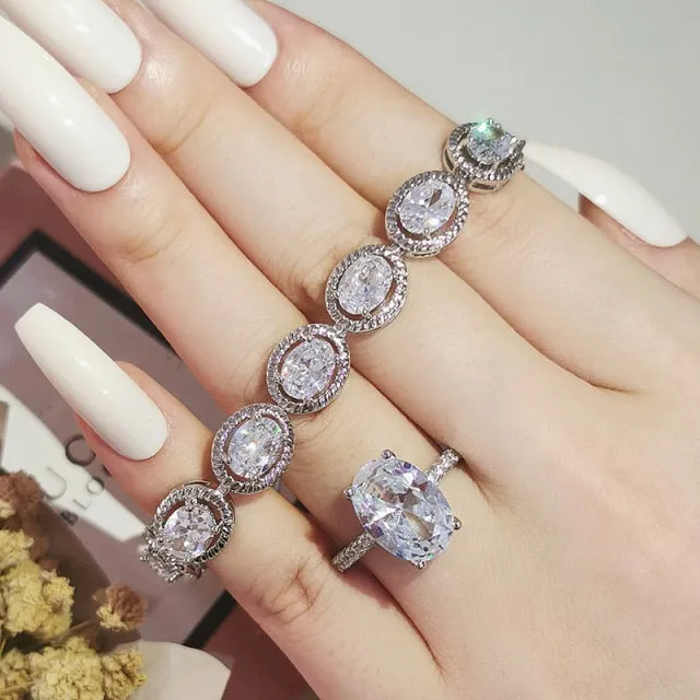 2pcs Luxury Vintage  Jewelry Sets
