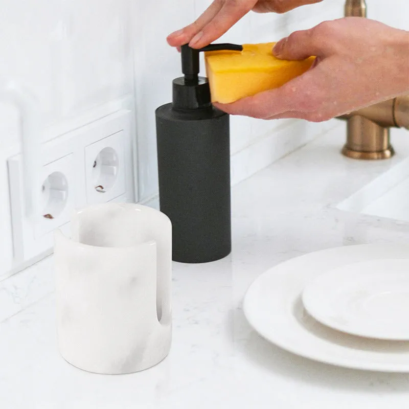 3.5” Marble sponge holder For kitchen sink - Kitchen Counter Décor
