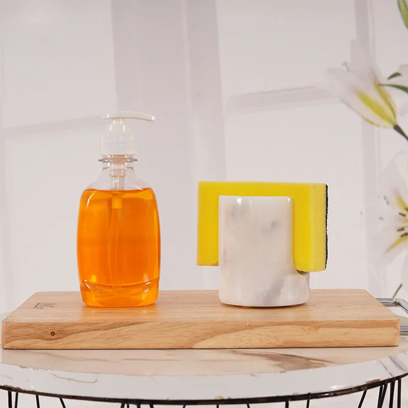 3.5” Marble sponge holder For kitchen sink - Kitchen Counter Décor