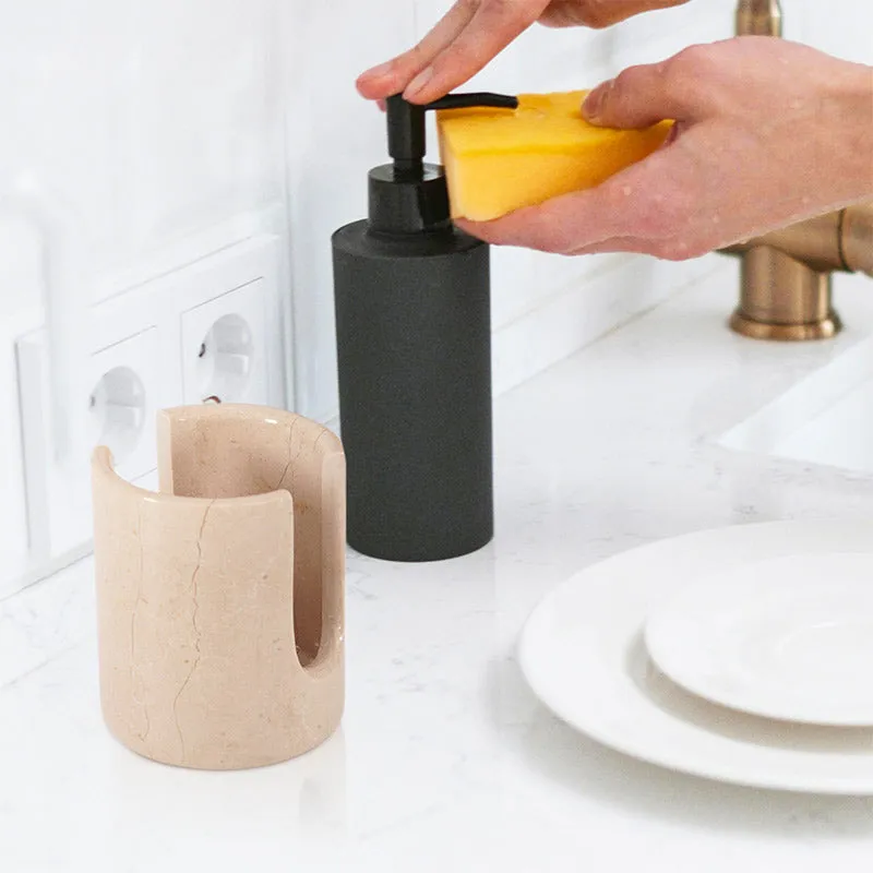 3.5” Marble sponge holder For kitchen sink - Kitchen Counter Décor