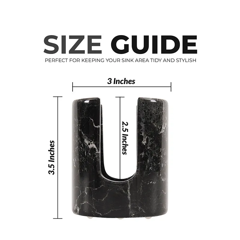 3.5” Marble sponge holder For kitchen sink - Kitchen Counter Décor