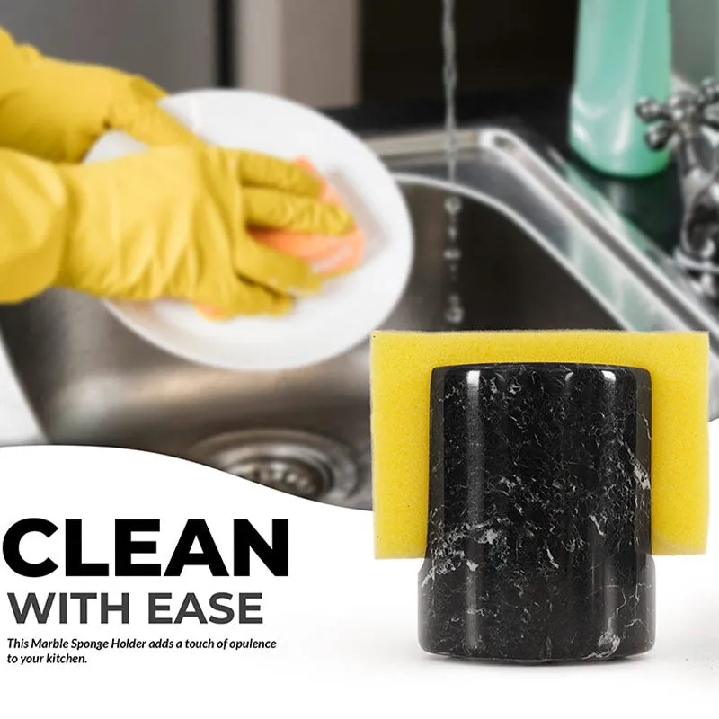 3.5” Marble sponge holder For kitchen sink - Kitchen Counter Décor
