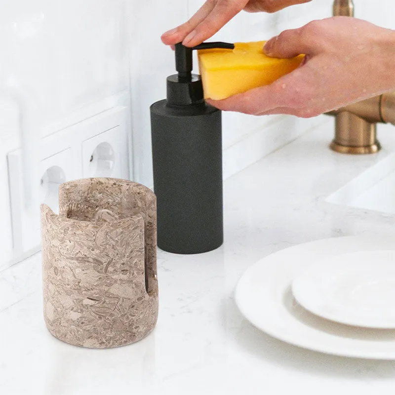 3.5” Marble sponge holder For kitchen sink - Kitchen Counter Décor