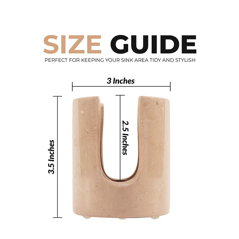 3.5” Marble sponge holder For kitchen sink - Kitchen Counter Décor