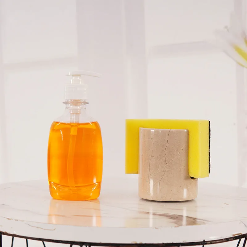 3.5” Marble sponge holder For kitchen sink - Kitchen Counter Décor