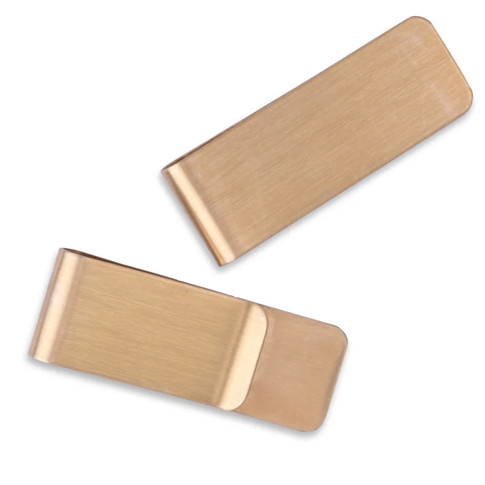 5 Wholesale Lots Money Clip Blank Metal Money Clip Fashion Gift  20x55mm