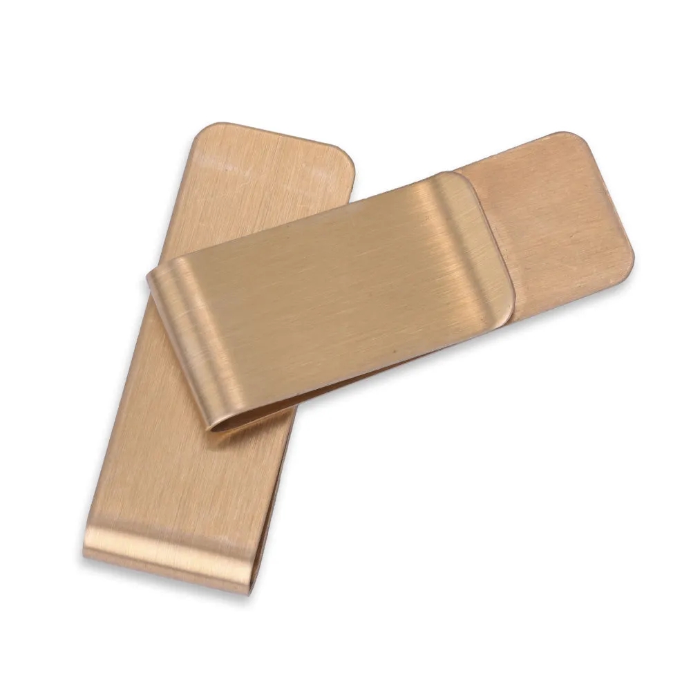 5 Wholesale Lots Money Clip Blank Metal Money Clip Fashion Gift  20x55mm