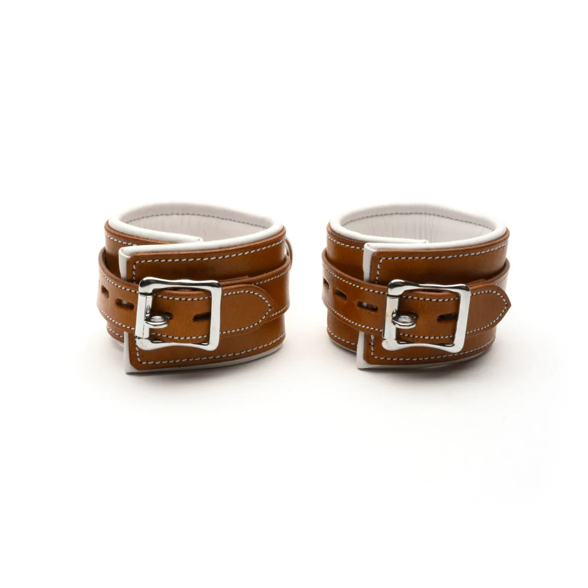 665 Leather - Enkelboeien - Asylum Series - Tuigleder - Afsluitbaar