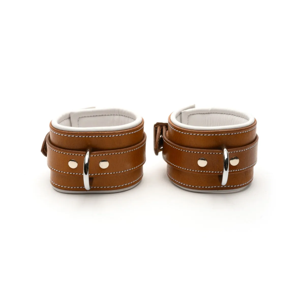 665 Leather - Enkelboeien - Asylum Series - Tuigleder - Afsluitbaar