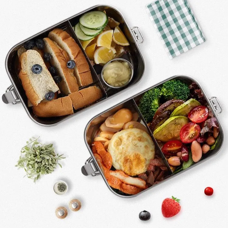 800ml Stainless Steel Bento Lunch Box from Goodly Gosh
