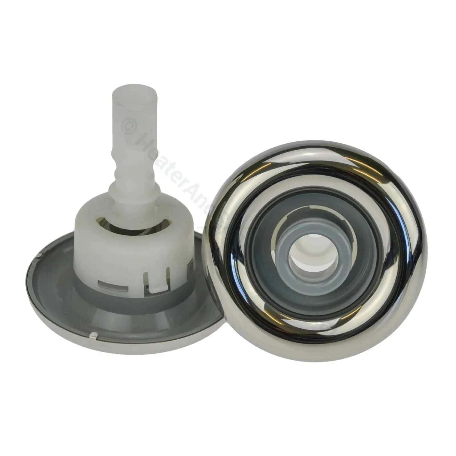 90mm Pentair Luxury Cyclone Spa Jet - Stainless - Directional - Scallops
