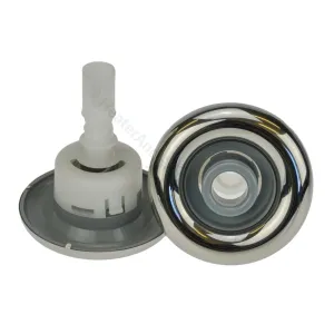 90mm Pentair Luxury Cyclone Spa Jet - Stainless - Directional - Scallops
