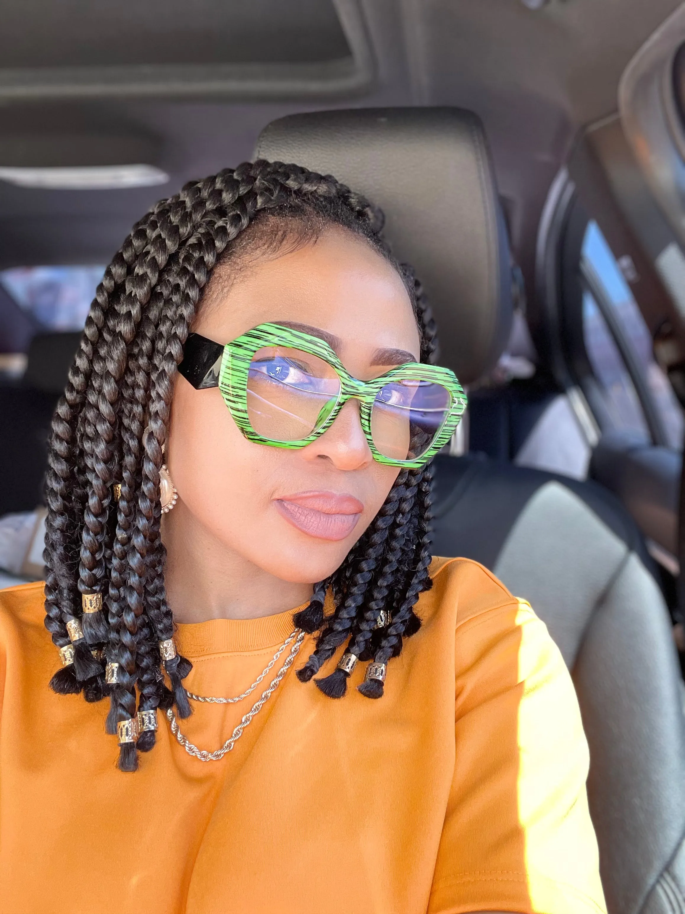 A Babe Fashion Clear Glasses