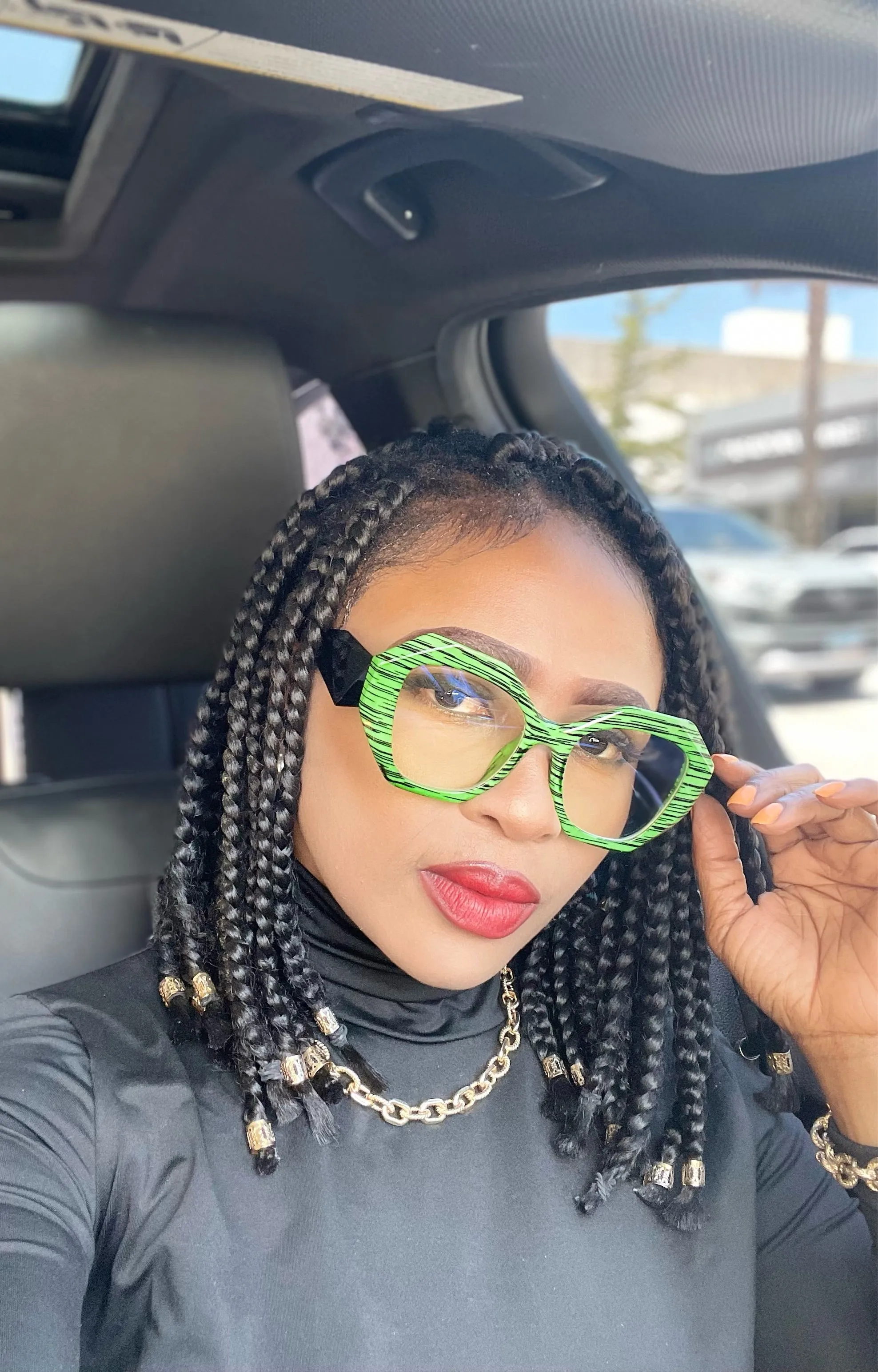 A Babe Fashion Clear Glasses