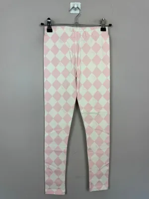 A Dee Harlequin Leggings 10y New