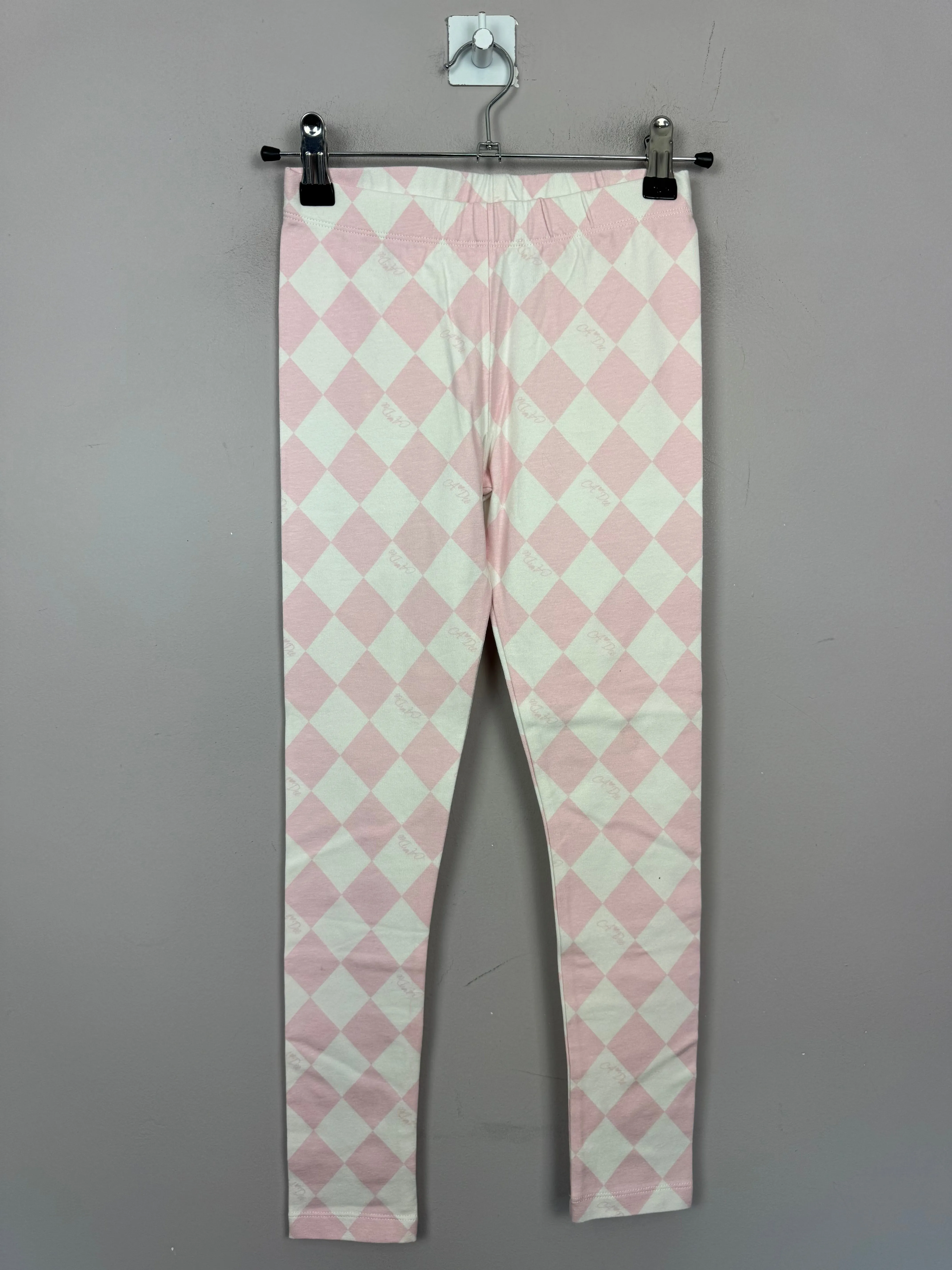 A Dee Harlequin Leggings 10y New