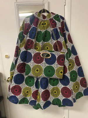 African Skirt and Bag Set