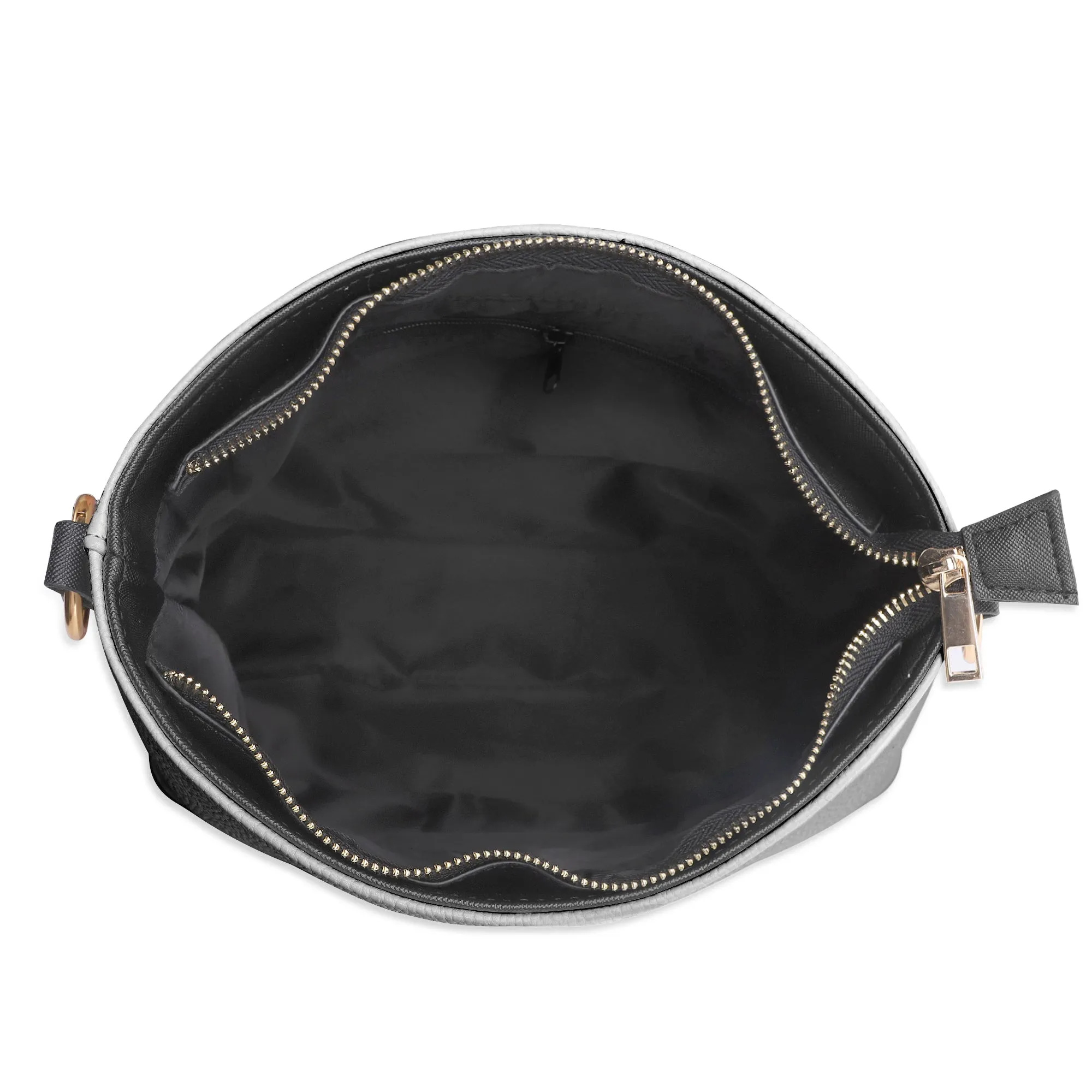 Alice In Wonderland Dark and Whimsical Womens Vegan Bucket Bag Shoulder Bag