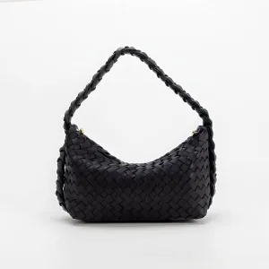 Alma Black Recycled Vegan Handle Bag