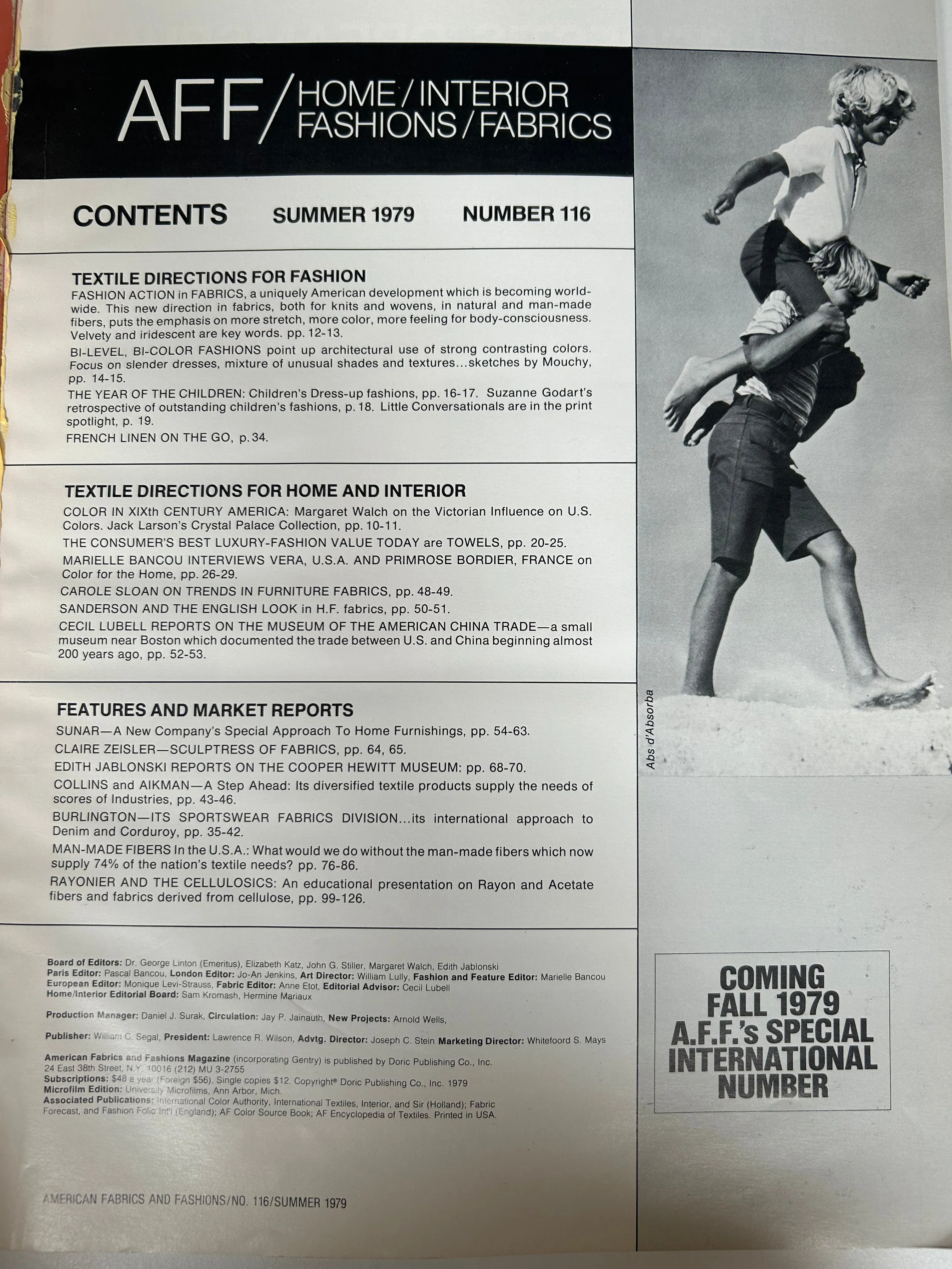 American Fabrics & Fashions - 1979 - n.116