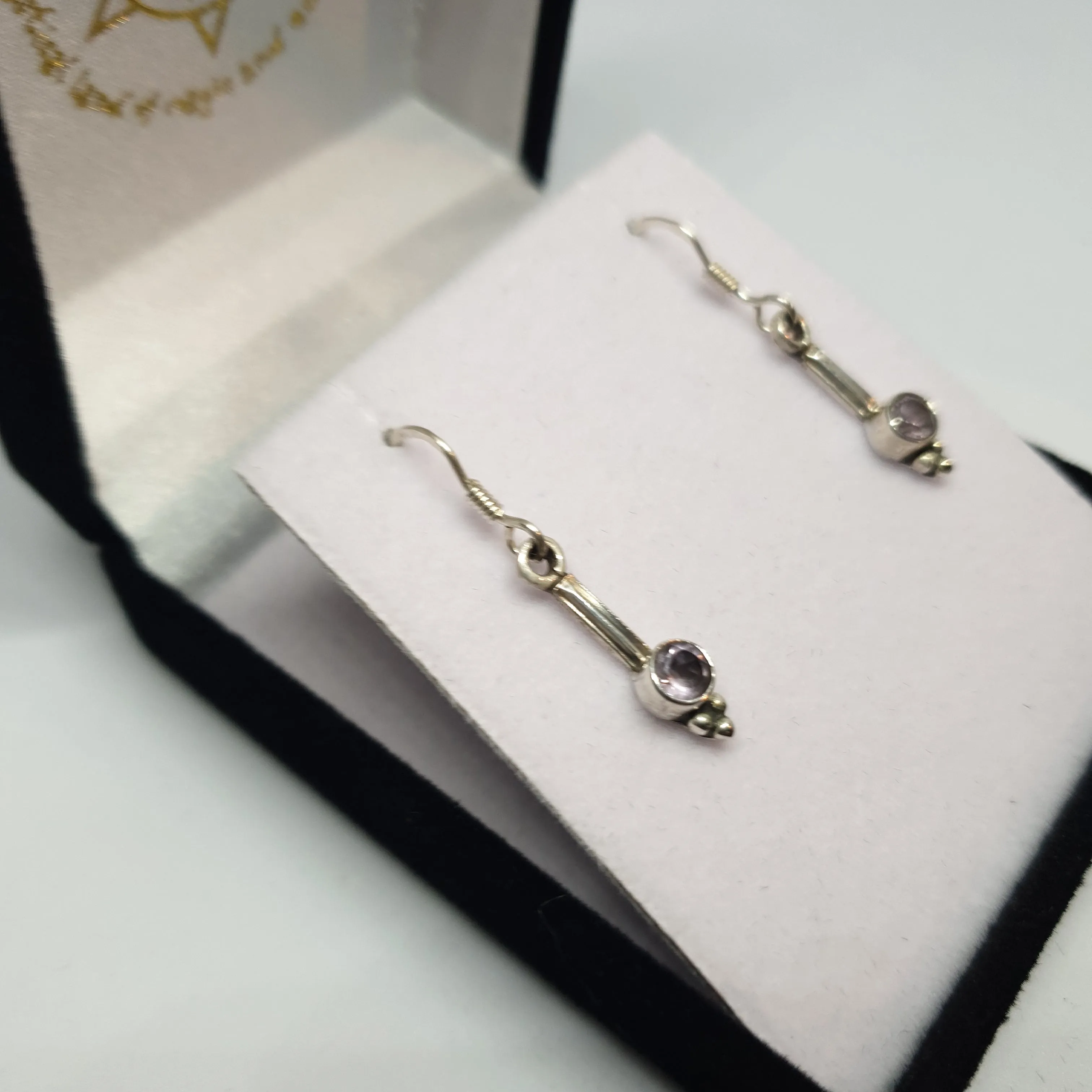 Amethyst 925 Sterling Silver Earrings