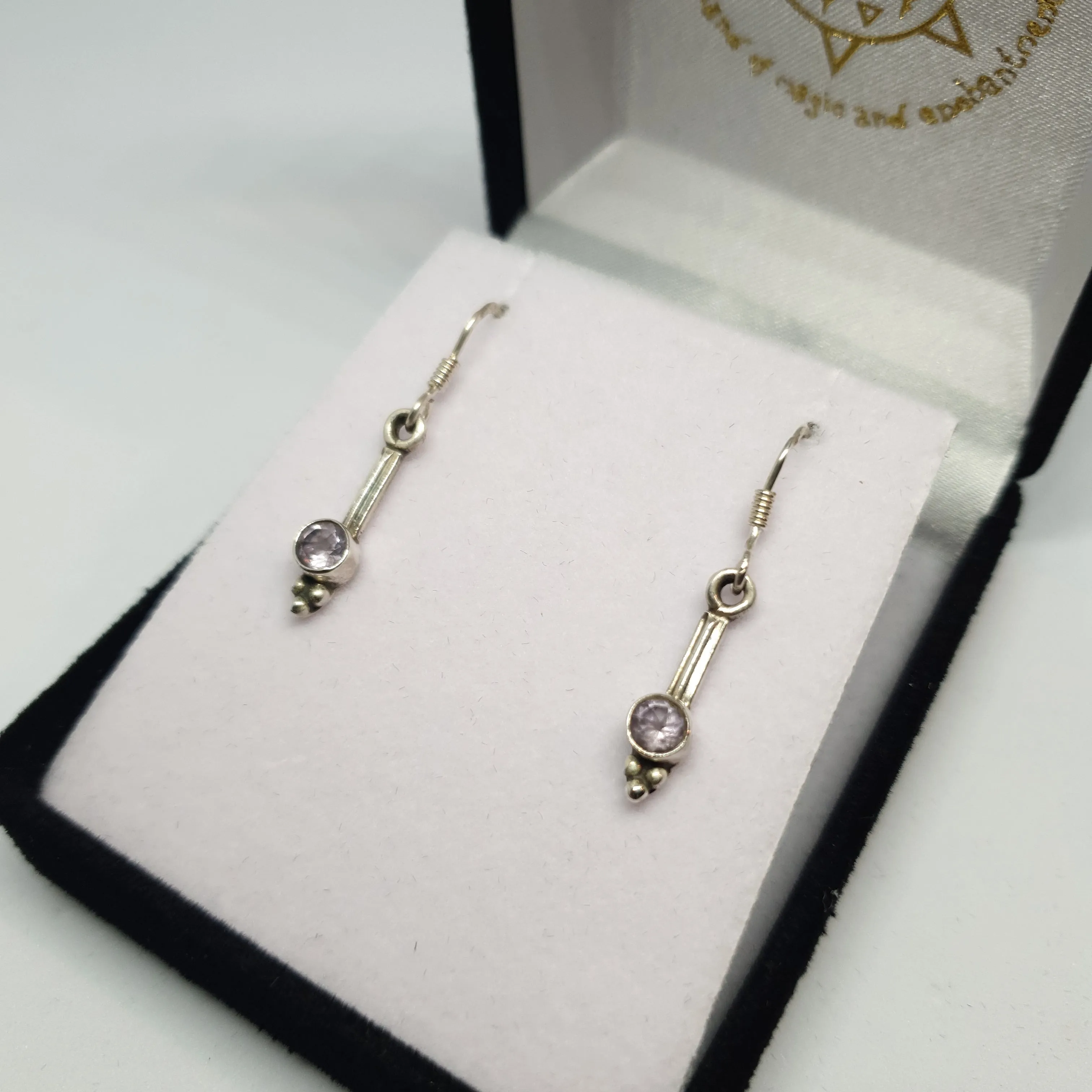 Amethyst 925 Sterling Silver Earrings