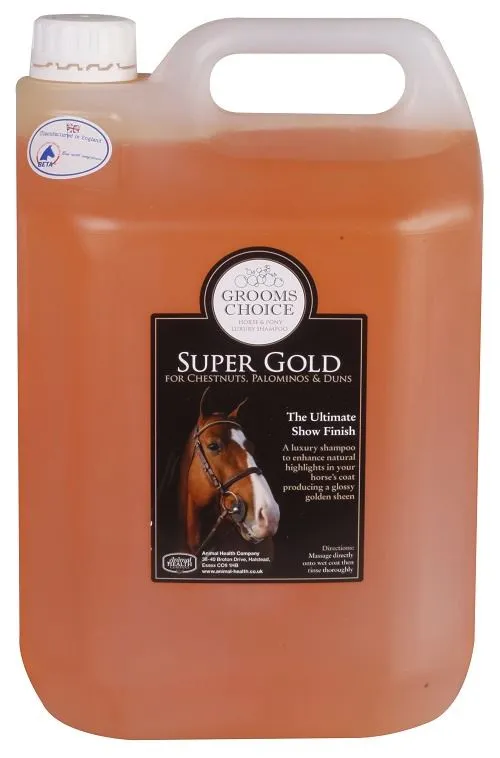 Animal Health Company Grooms Choice Super Gold Shampoo