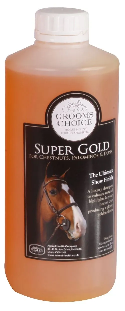 Animal Health Company Grooms Choice Super Gold Shampoo