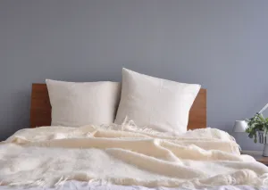 Anna Feather Duvet Cover Cream Sample