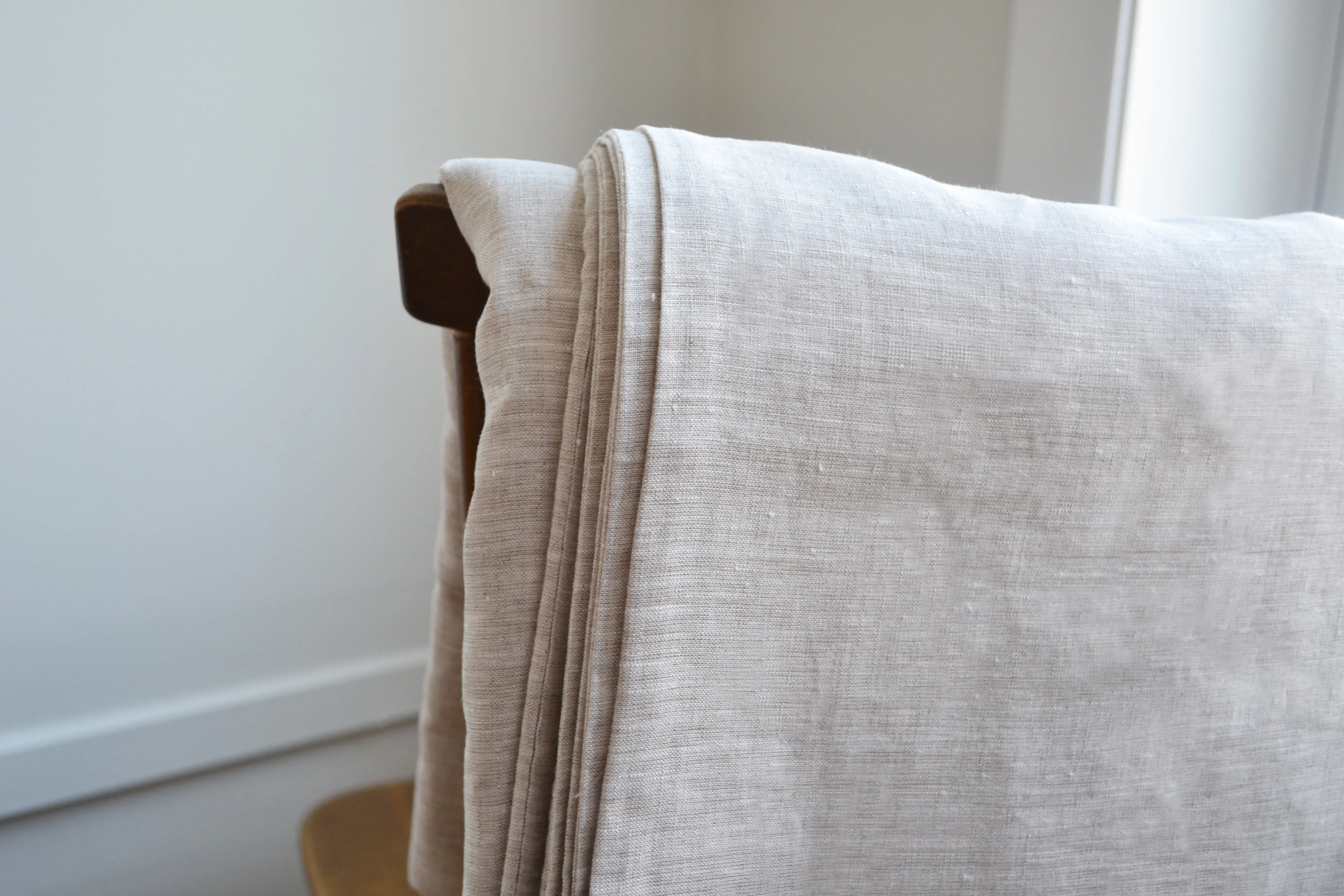Anna Feather Duvet Cover Cream Sample