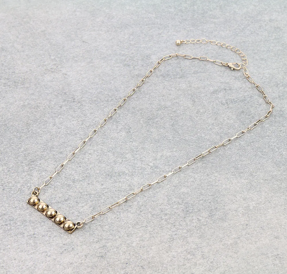 Anthony Studded Bar Fashion Necklace Or Earrings