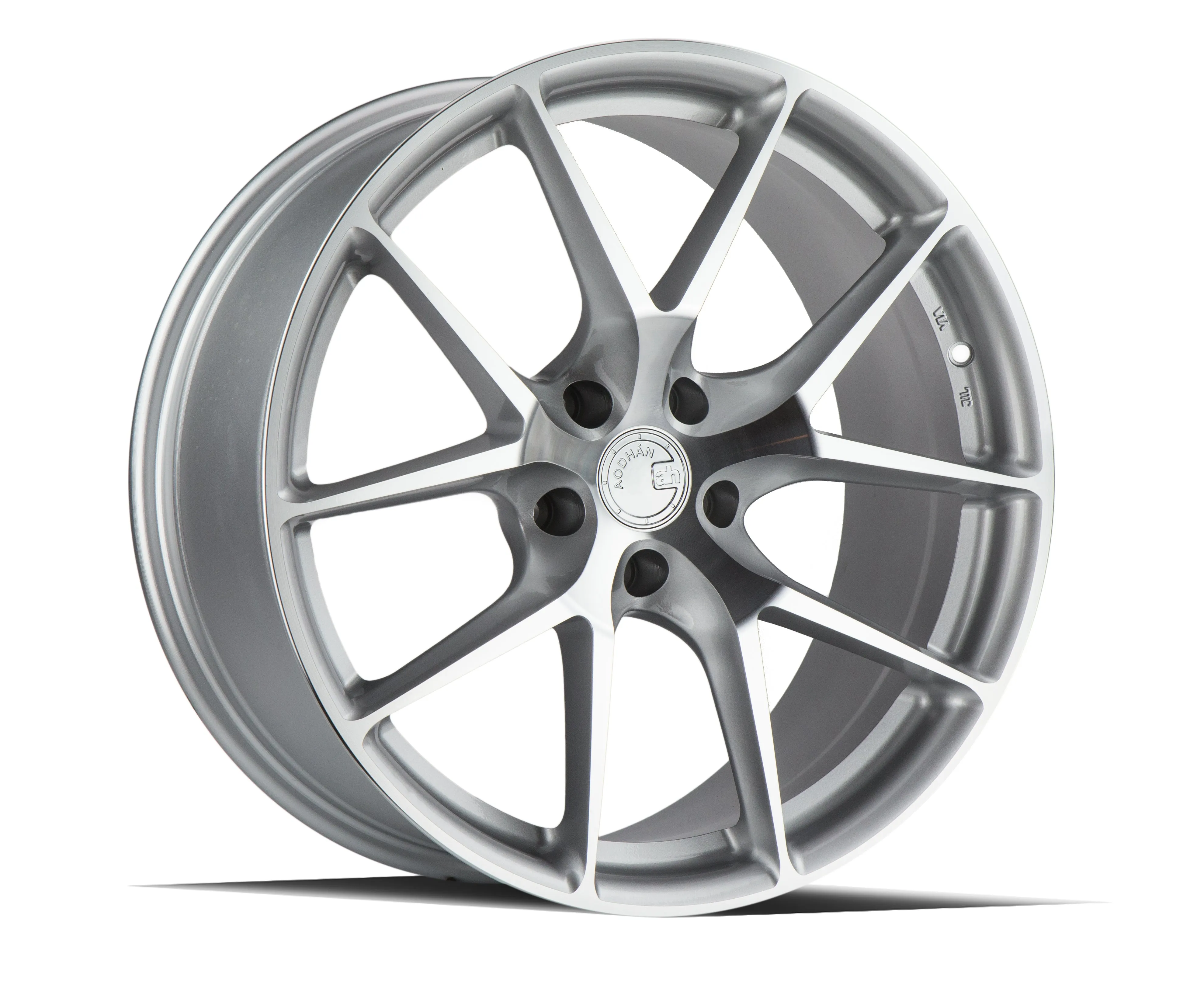 Aodhan LS007 17x7.5 5X120  35 Silver Machined Face
