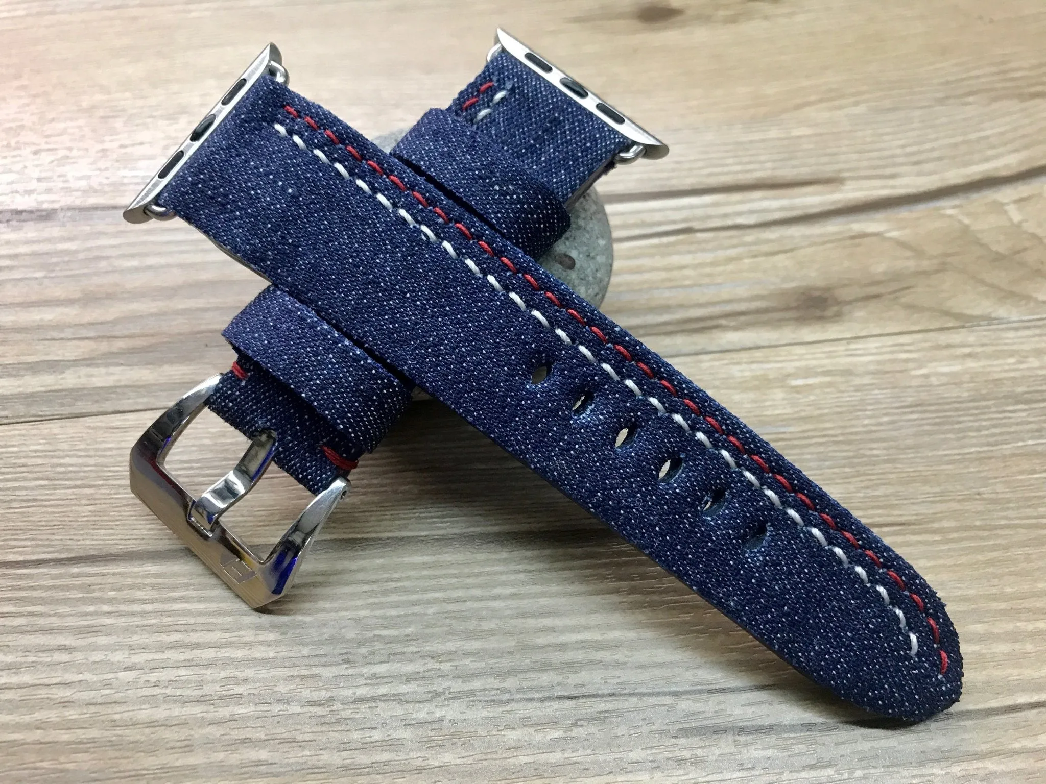 Apple Watch Band, Apple Watch 38mm, 42mm, Denim watch band, Apple Watch Strap, iwatch, Denim band
