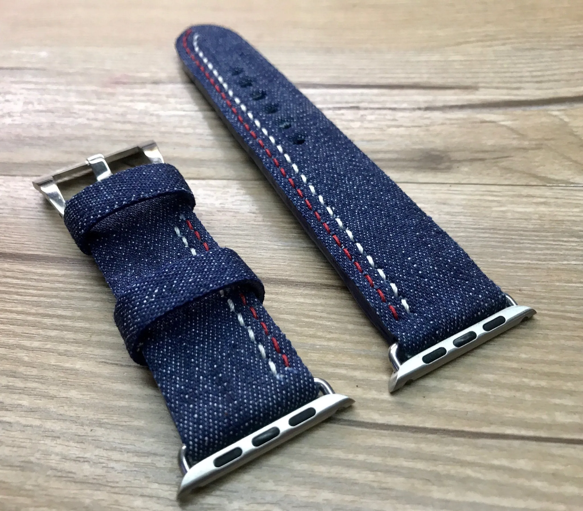 Apple Watch Band, Apple Watch 38mm, 42mm, Denim watch band, Apple Watch Strap, iwatch, Denim band