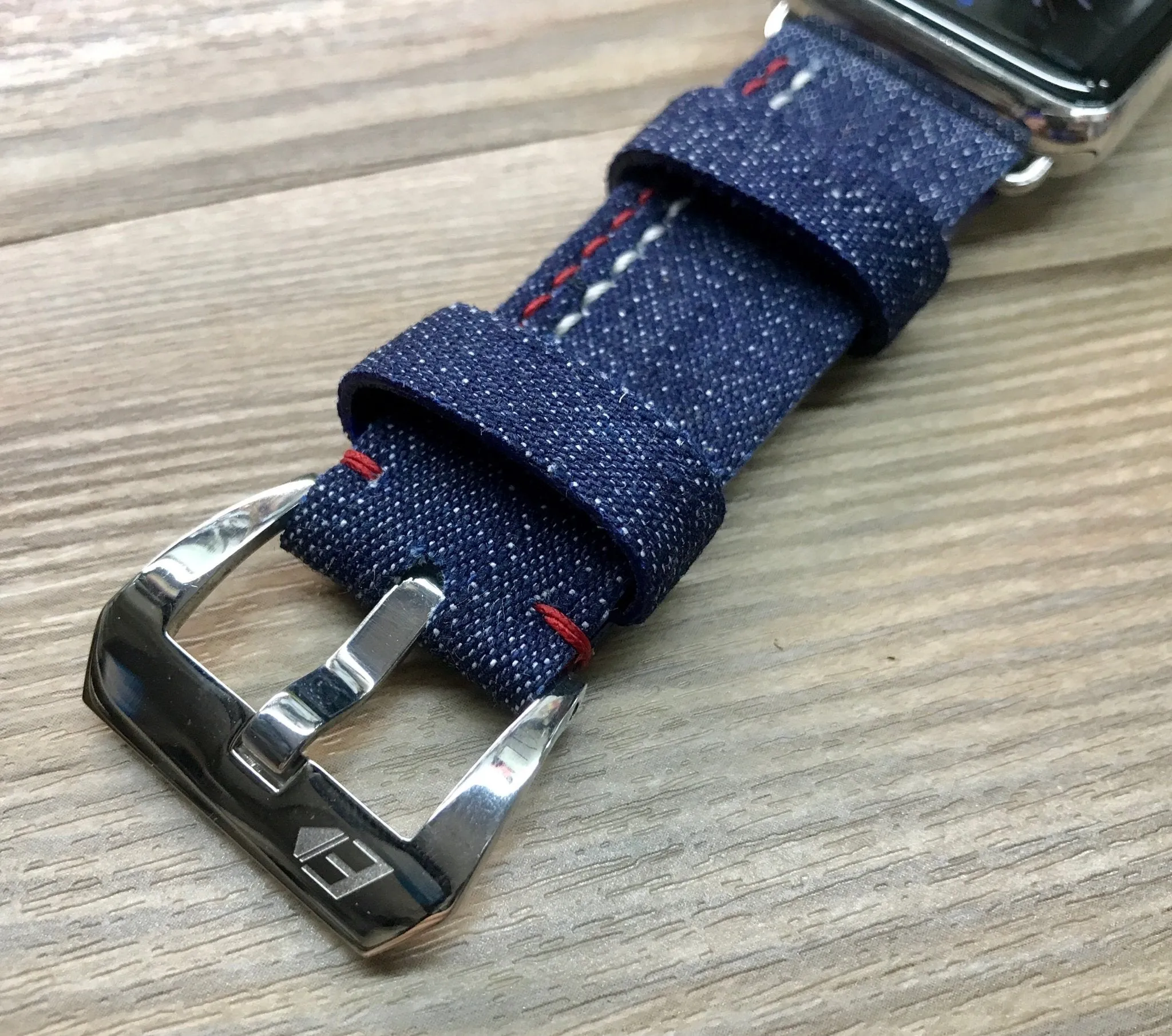 Apple Watch Band, Apple Watch 38mm, 42mm, Denim watch band, Apple Watch Strap, iwatch, Denim band
